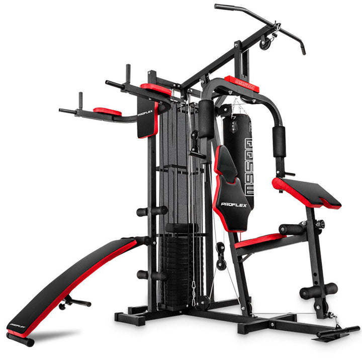 🏋️ Station Multifonctions Proflex M9500 | 67kg de Poids + Sac de Frappe