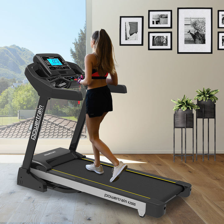 🏃 Tapis de Course Powertrain K2000 | 22 km/h • Ventilateur &amp; Inclinaison Auto